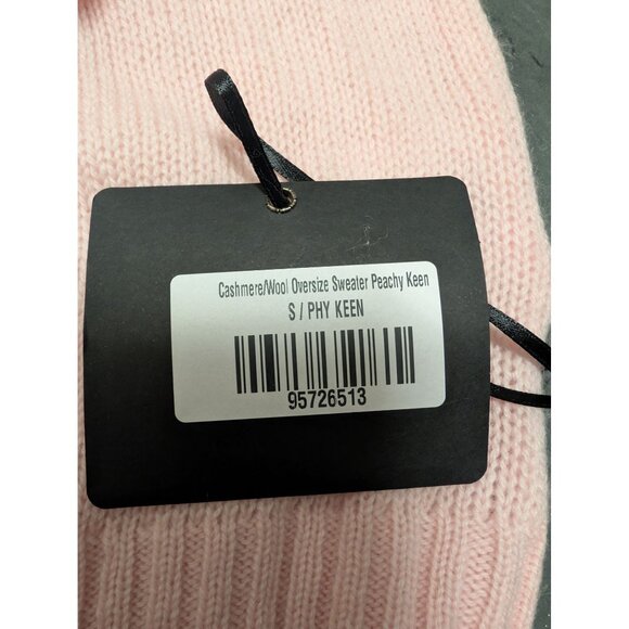 DYI Women's Cashmere Wool Oversized Sweater Peachy Keen Small - Picture 6 of 7